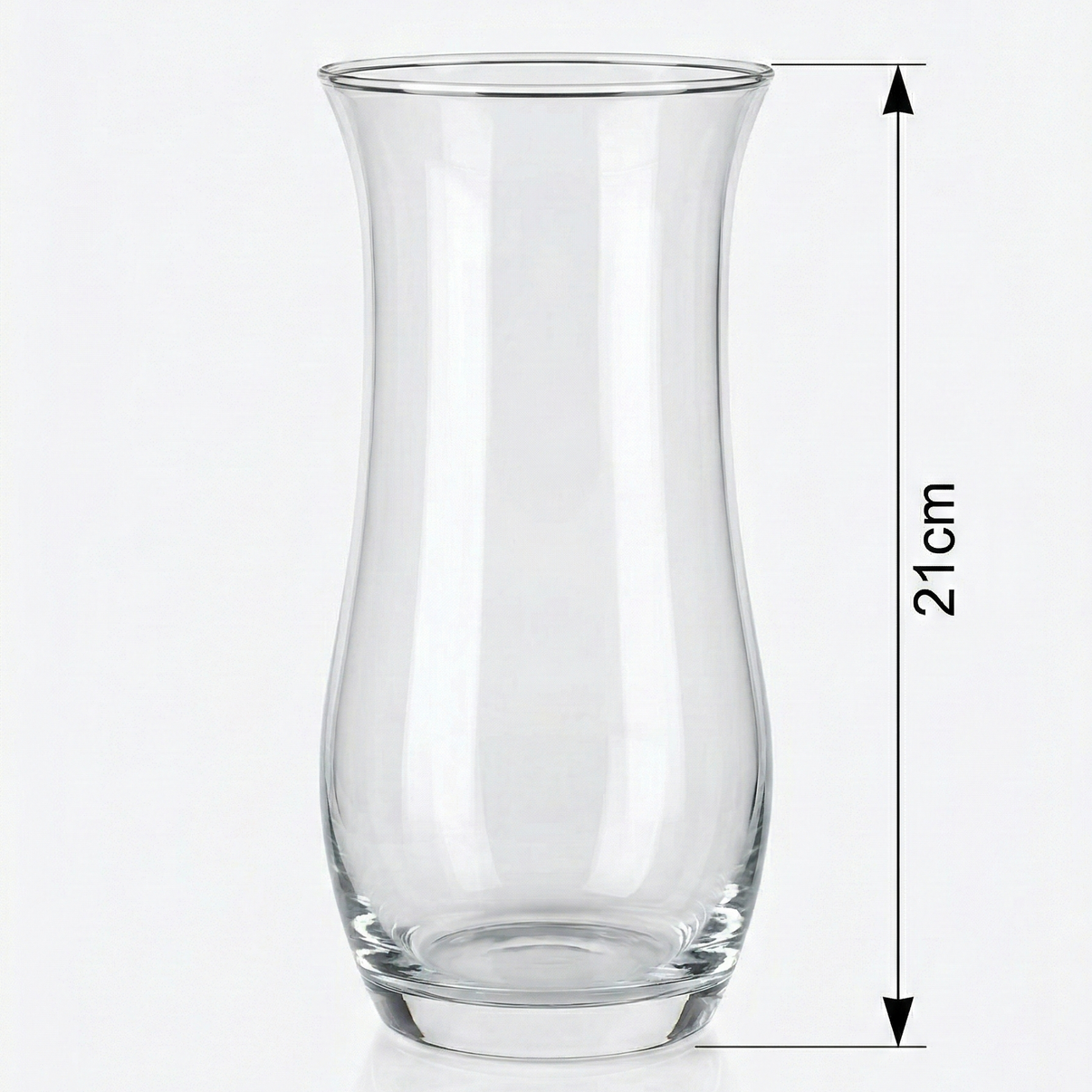 Jarrón cristal ideal flores frescas