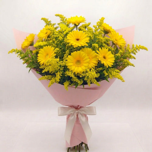 Ramo Gerberas Amarillas DIY