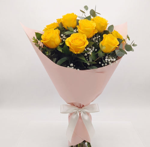 Ramo Rosas Amarillas DIY