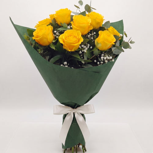 Ramo Rosas Amarillas DIY
